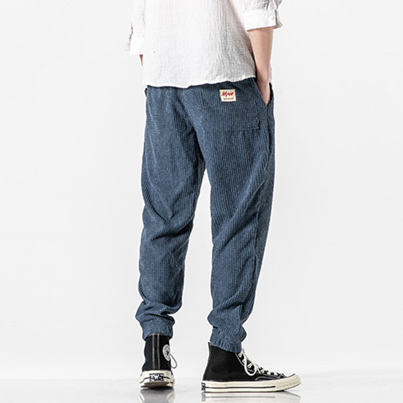 Retro Corduroy Casual Pants