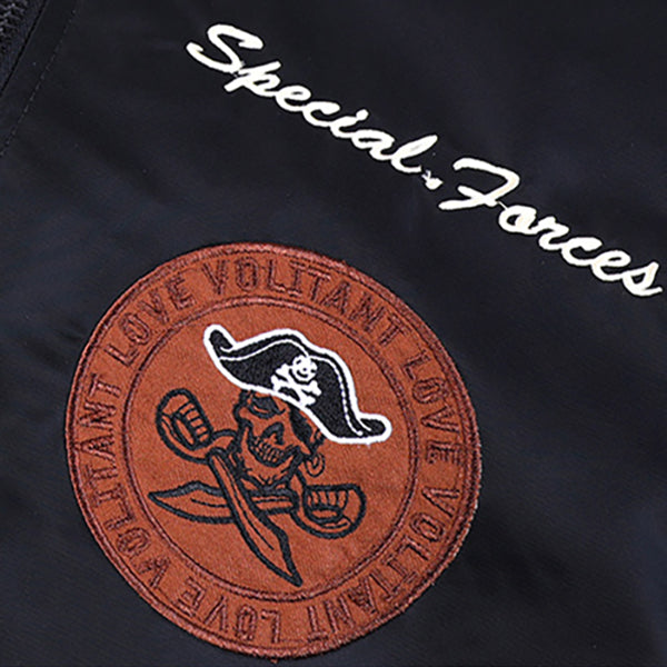 Pilot Embroidered Baseball Jacket