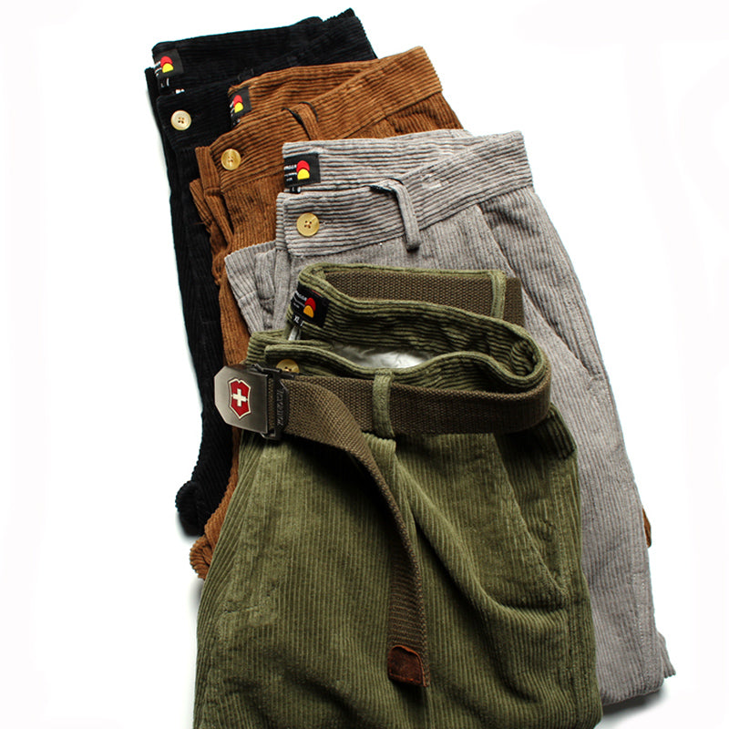 Japanese Corduroy All-match Trousers