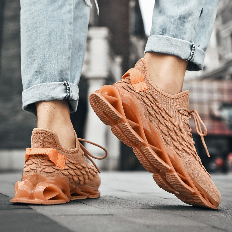 Blade High Elastic Flying Weave Sneakers