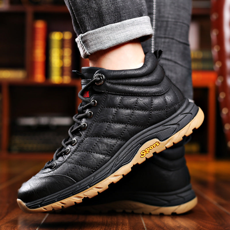 Winter Velvet Zipper Warm Shoes