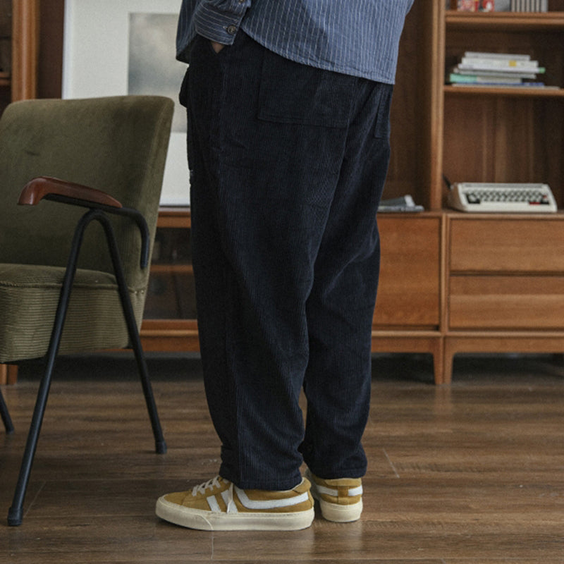Japanese Retro Corduroy Overalls