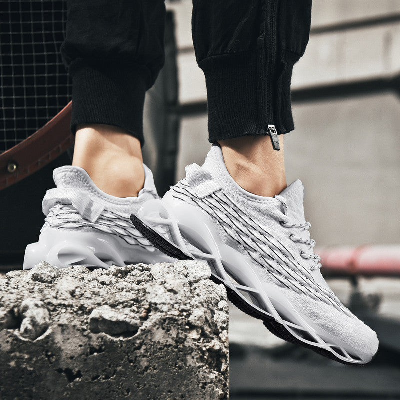 Blade High Elastic Flying Weave Sneakers