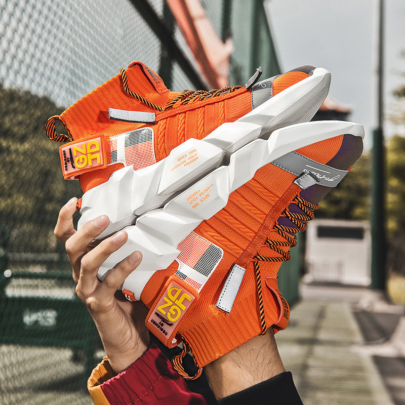 Outdoor High-Top Socks Sneakers