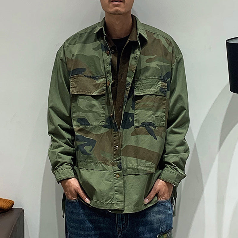 Japanese Camouflage Shirt Jacket