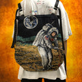 Astronaut On The Moon Expedition Crossbody Backpack