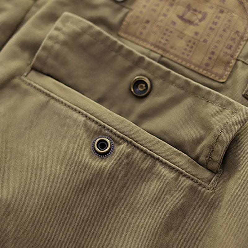 Retro Big Pocket Loose-fit Overalls