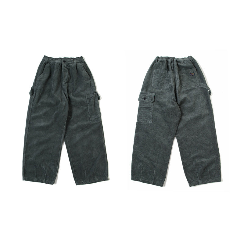 Japanese Retro Corduroy Overalls