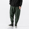 Japanese Thick Casual Plaid Trousers