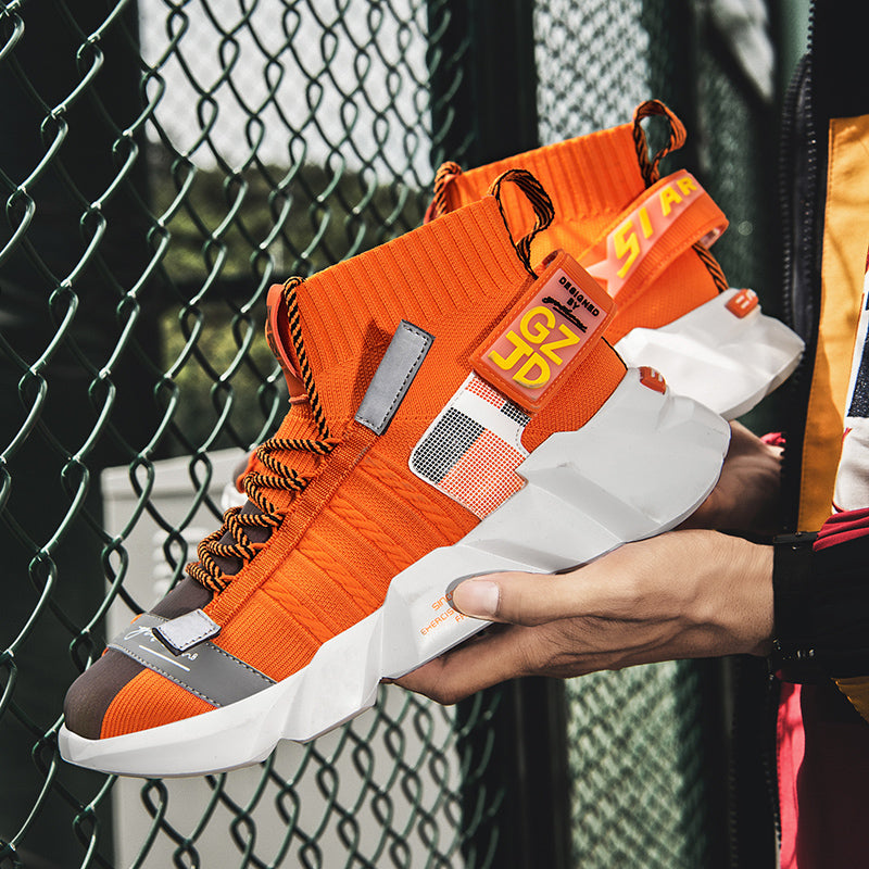Outdoor High-Top Socks Sneakers