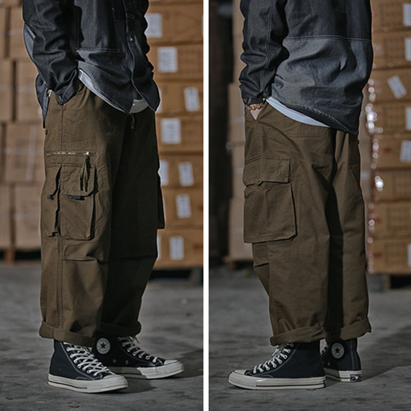Japanese Loose Drawstring Overalls