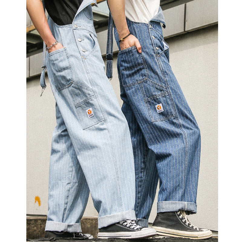 Japanese Striped Overalls