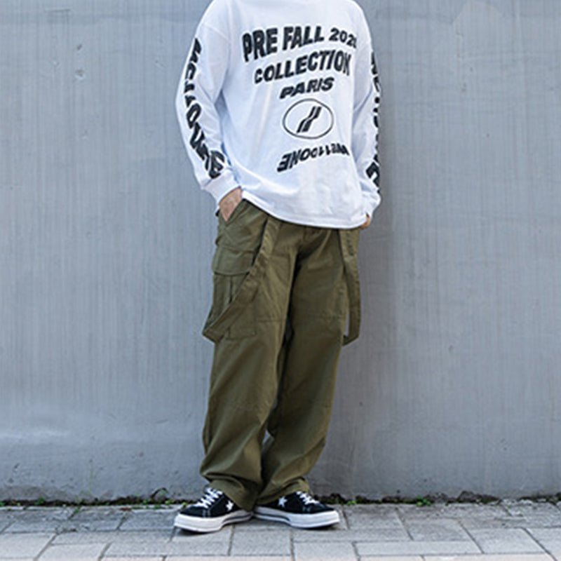 Cargo Loose Camouflage Overalls