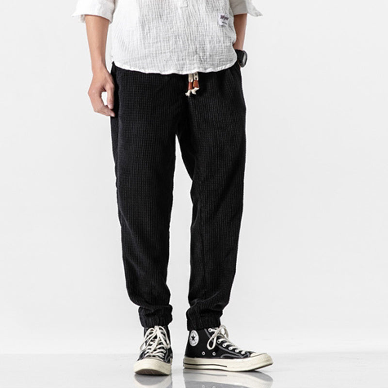 Retro Corduroy Casual Pants