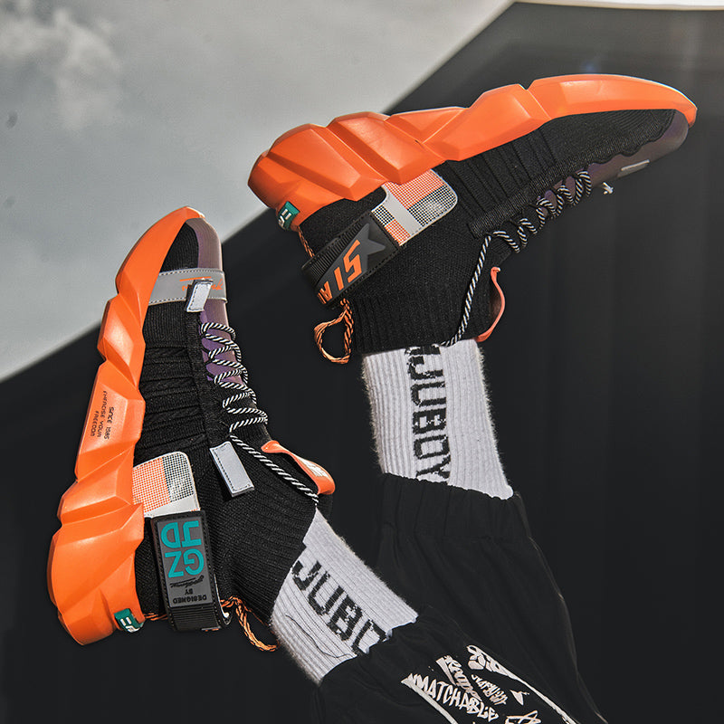 Outdoor High-Top Socks Sneakers