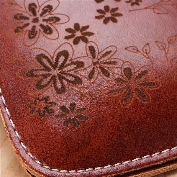 Women Vintage Flower Pattern Mini Crossbody Bag
