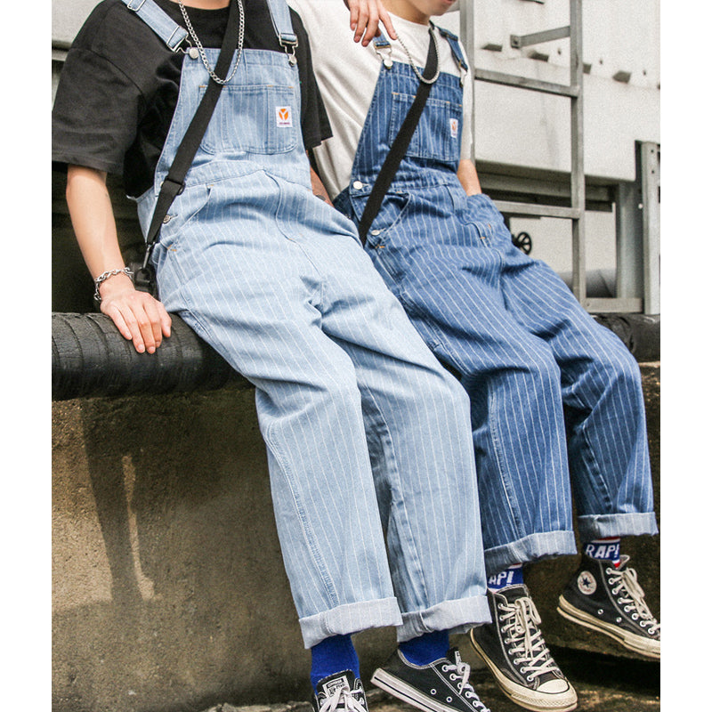 Japanese Striped Overalls