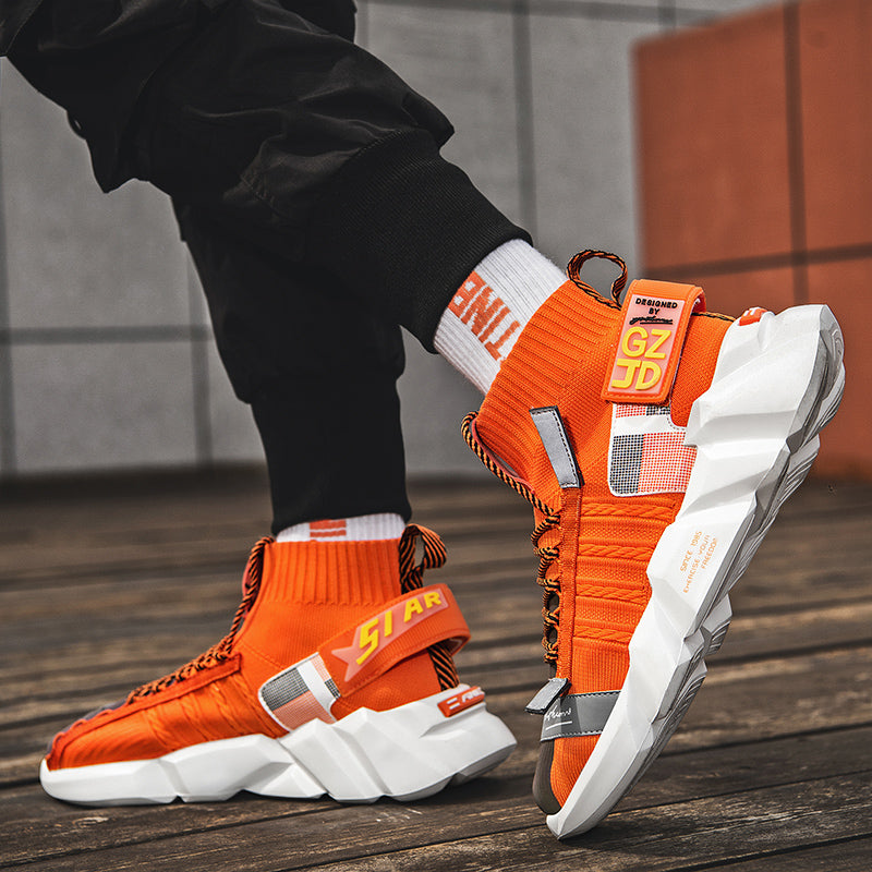 Outdoor High-Top Socks Sneakers