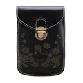 Women Vintage Flower Pattern Mini Crossbody Bag