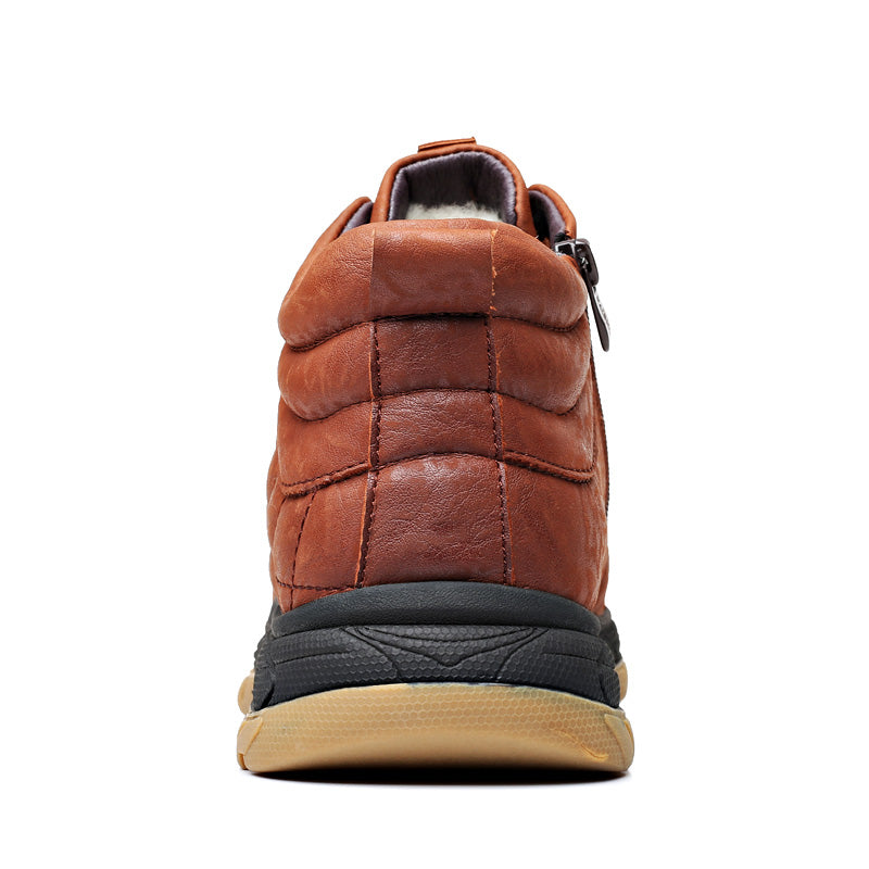 Winter Velvet Zipper Warm Shoes