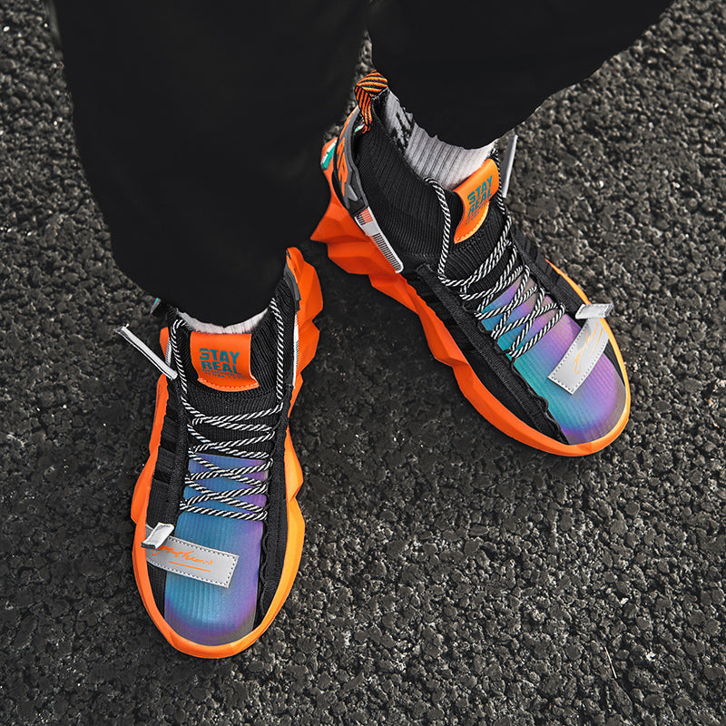 Outdoor High-Top Socks Sneakers