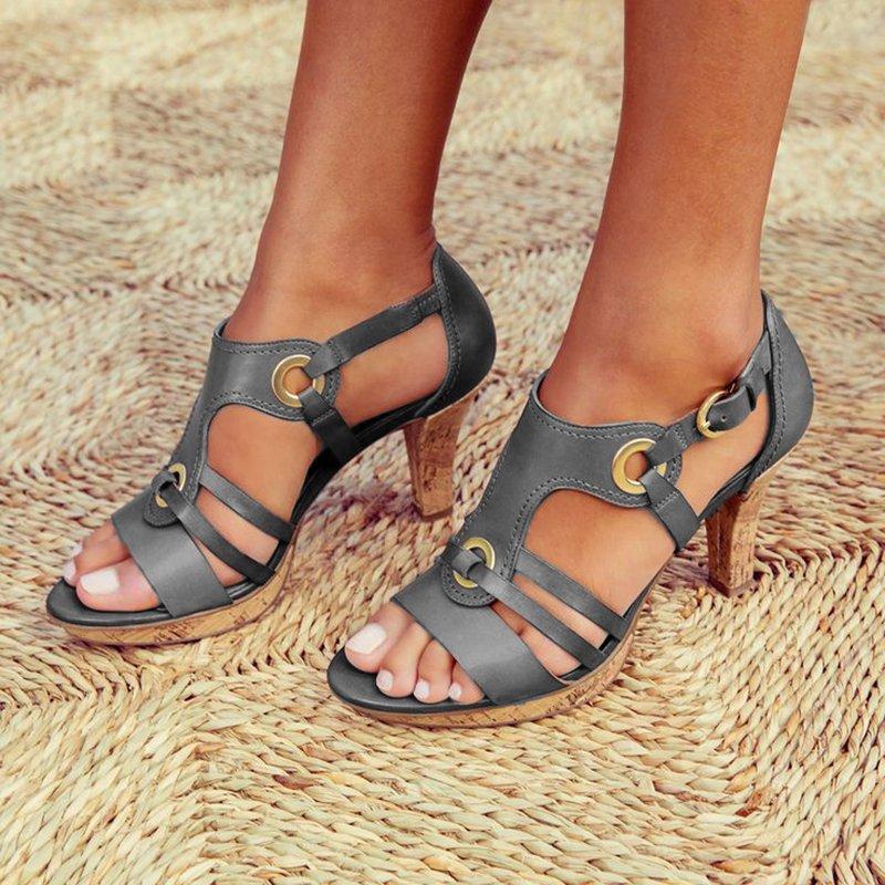 New Style Elegant Buckle Strap Sandals