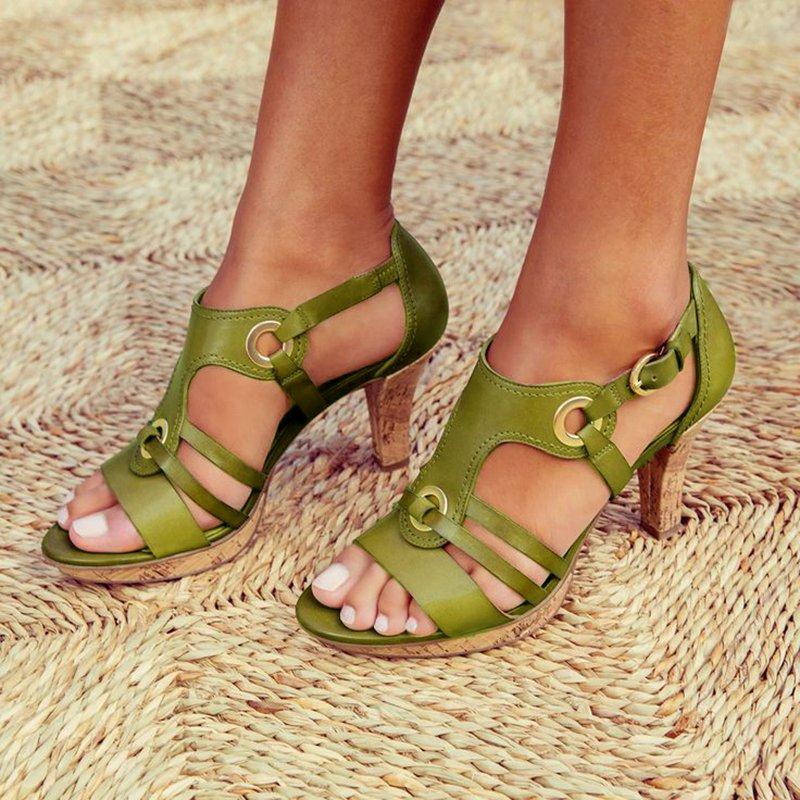 New Style Elegant Buckle Strap Sandals