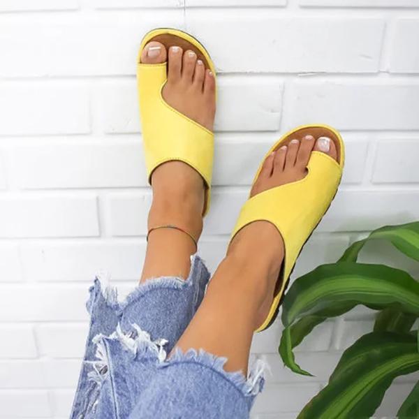 Simple Casual Platform Slippers