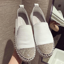 Women Leather Creepers Flats