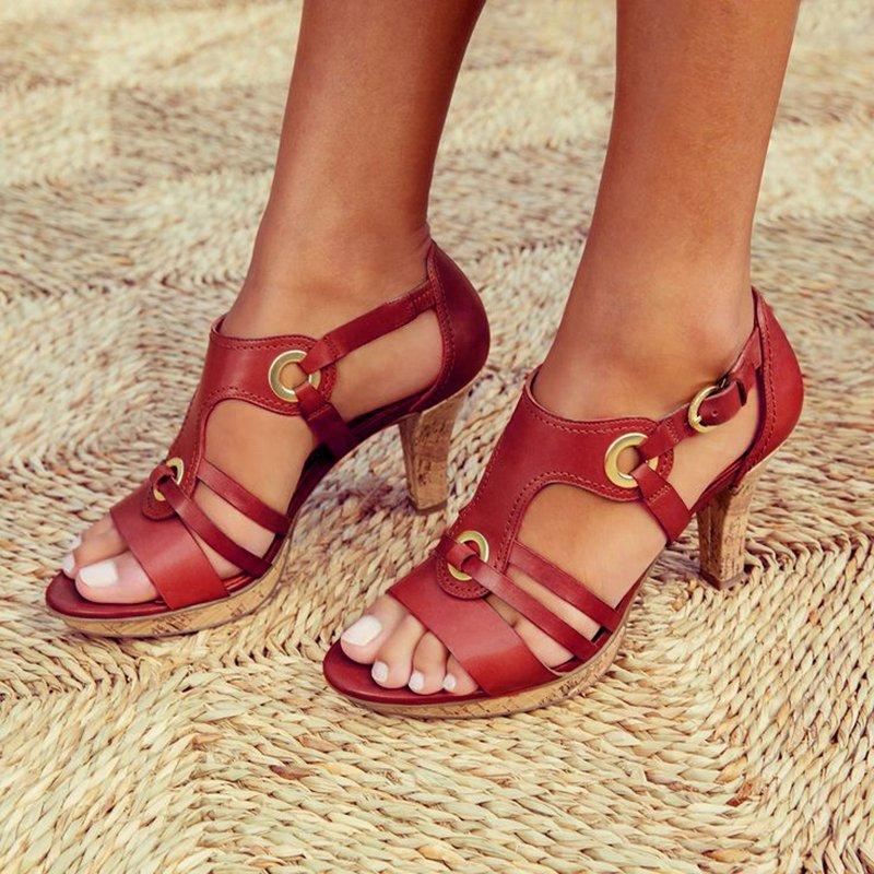 New Style Elegant Buckle Strap Sandals