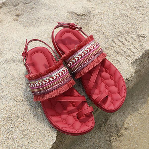 Fashion Casual Fringed Beach Sandals